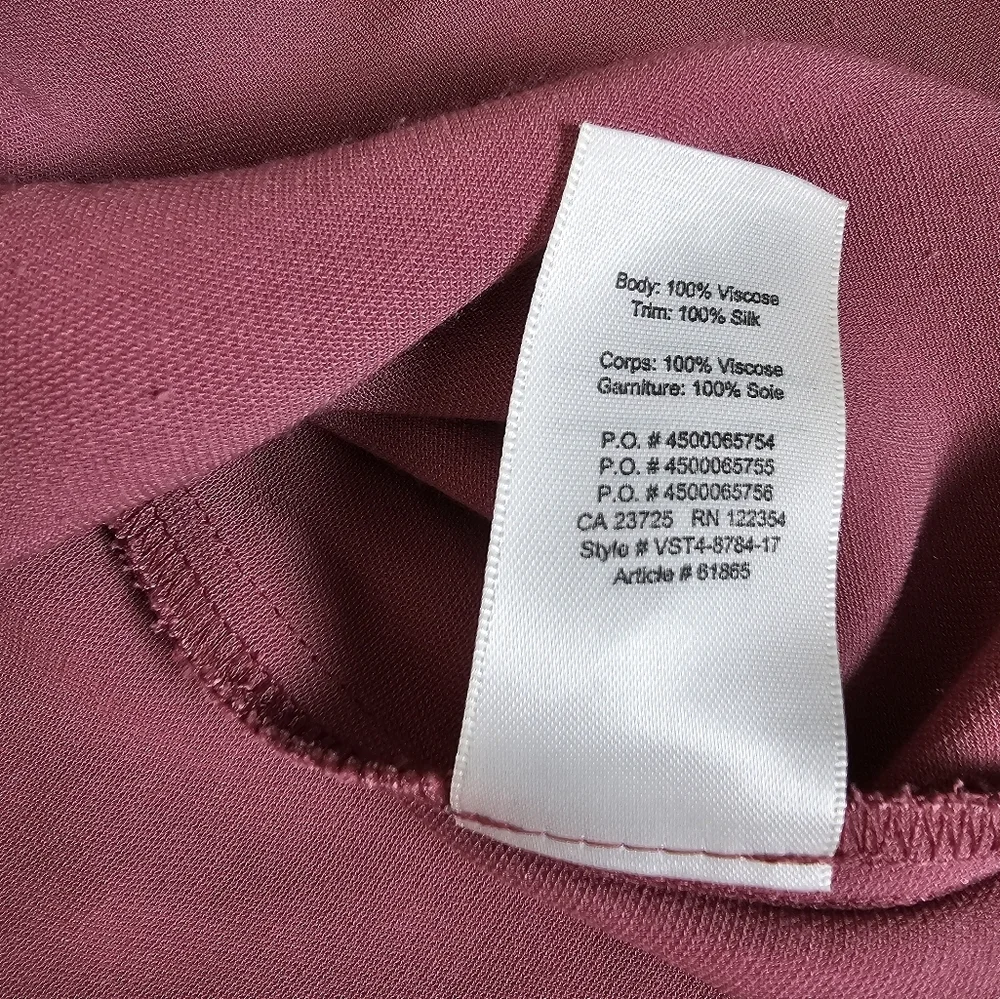 Aritzia Wilfred size medium rose colored midi dress ellipse cold shoulder - Picture 8 of 8